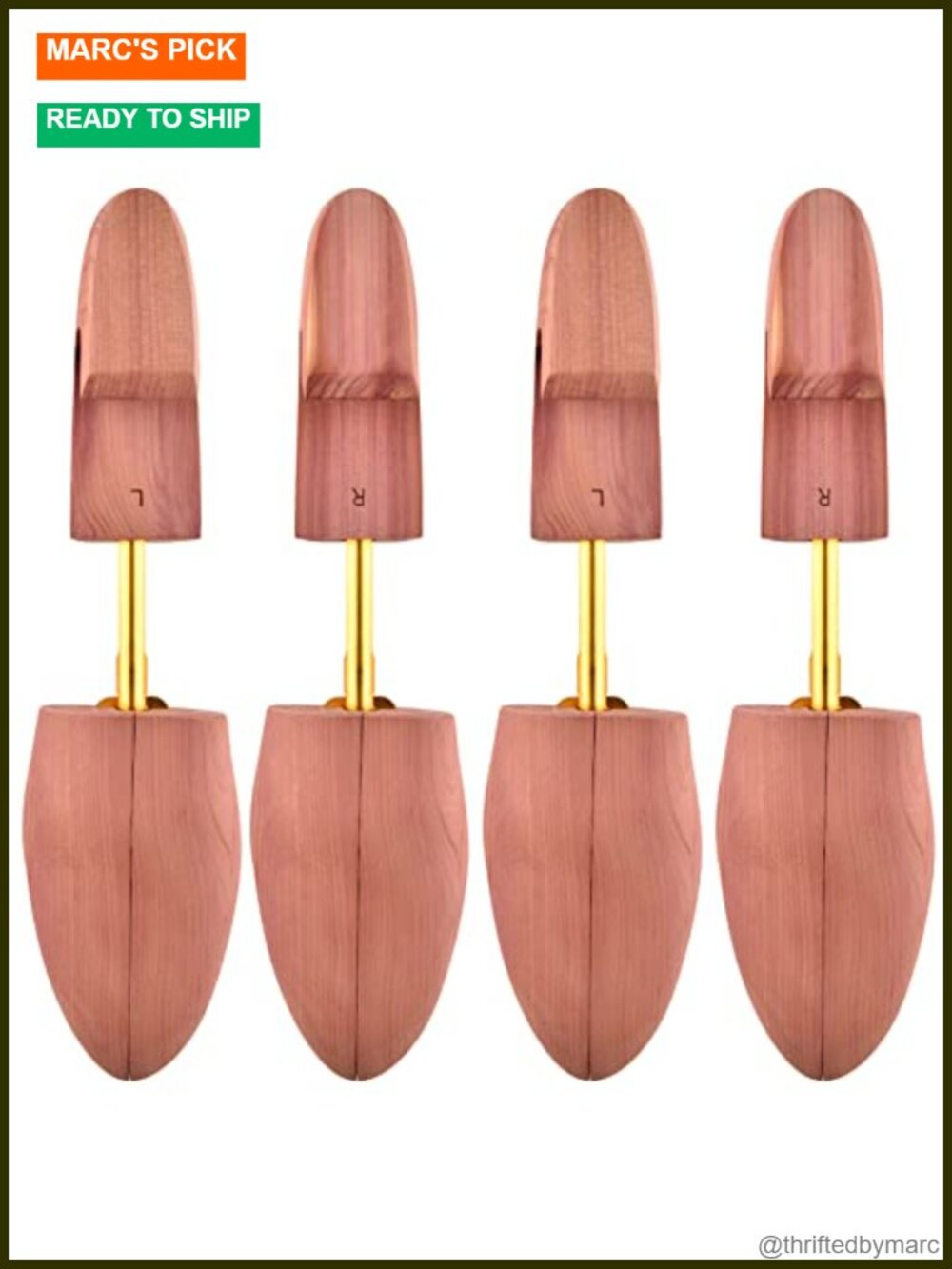 Cedar Shoe Tree for Men Women Adjustable Split Toe Boot Tree